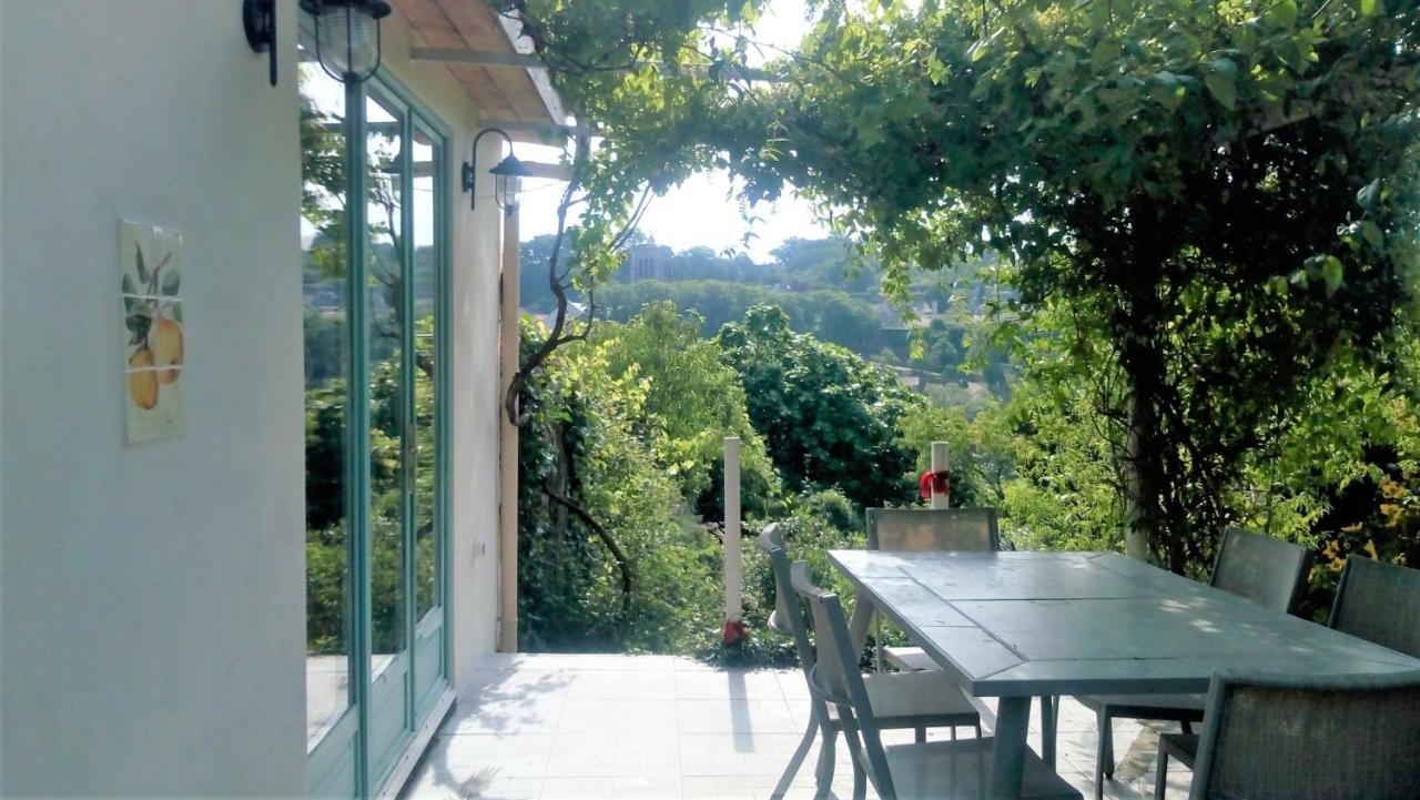 Villa Le Coin Cache Le Vigeant Exterior foto